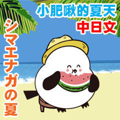 [LINEスタンプ] シマエナガのハワイ生活 日本語×台湾華語