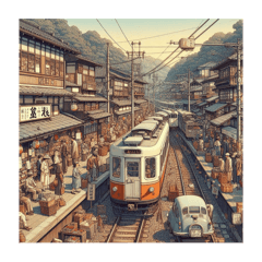 [LINEスタンプ] 無印鉄道12