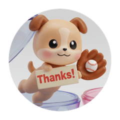 [LINEスタンプ] ダイビング犬ちゃん(丸型) 