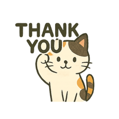 [LINEスタンプ] AI 三毛猫スタンプ①の画像（メイン）