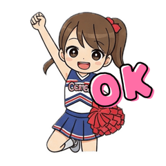 [LINEスタンプ] チア部のLINEスタンプ