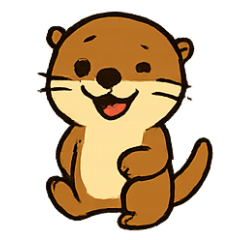 [LINEスタンプ] おちゃめカワウソ スプラッシュパレードの画像（メイン）