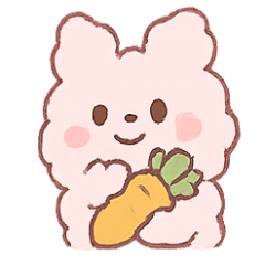 [LINEスタンプ] ふわもこウサギのぷにぷに日常