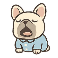 [LINEスタンプ] ねぼすけフレブルの深夜パーティー