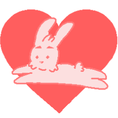 [LINEスタンプ] そらとぶうさぎ