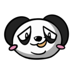 [LINEスタンプ] 寝不足くまパンダの日常5