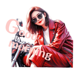 [LINEスタンプ] バイクGIRL′S