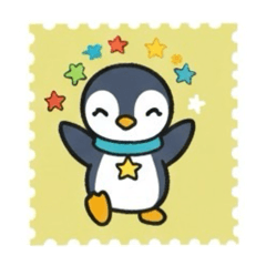 [LINEスタンプ] ぺんぽこ（飛びたいペンギン）