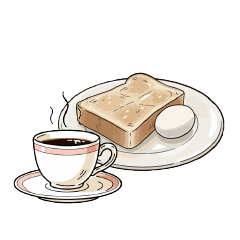 [LINEスタンプ] 純喫茶に出てきそうなメニュー