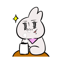 [LINEスタンプ] うさぎん家のゆきみ