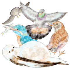 [LINEスタンプ] 鳥たちの楽園2