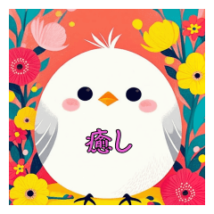 [LINEスタンプ] 小鳥の愛の言葉と挨拶のスタンプ