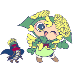 [LINEスタンプ] ポポたん＆つば吉