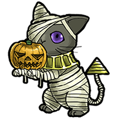 [LINEスタンプ] アンデッド動く⚰️猫ミイラ