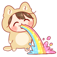 [LINEスタンプ] きぐるみちゃん☆ほぼ文字なし