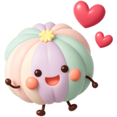 [LINEスタンプ] 【3D】北欧和菓子