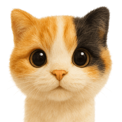 [LINEスタンプ] 夏を楽しむ♪ぬいぐるみ三毛猫スタンプ