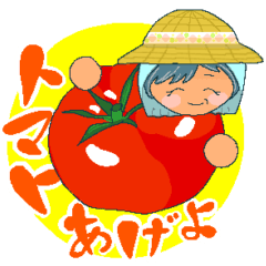 [LINEスタンプ] 毎日野菜をくれるばぁば