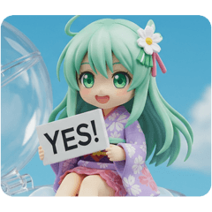 [LINEスタンプ] 雲にお座り精霊みなみちゃん