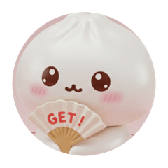 [LINEスタンプ] 肉まんちゃんカプセルトイ