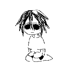 [LINEスタンプ] ティーシャツの子 