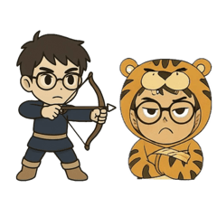 [LINEスタンプ] ドクター・サム（武松虎退治バージョン）