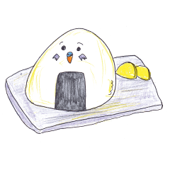 [LINEスタンプ] インコごはん