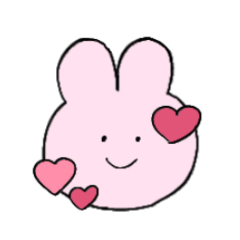 [LINEスタンプ] うさぎと送る生活 8 (顔)