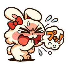 [LINEスタンプ] デレうさぎモカの気まぐれスタンプ7笑顔編