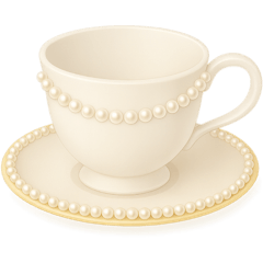 [LINEスタンプ] Girly Cafe – White ver.