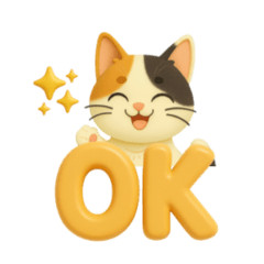 [LINEスタンプ] 犬＆猫ちゃん大丈夫！かわいい3Dスタンプ◎