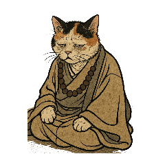 [LINEスタンプ] 猫和尚