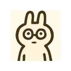 [LINEスタンプ] 静かなうさぎ〜喋らない優しさ〜