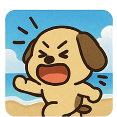 [LINEスタンプ] 海の犬@SFW