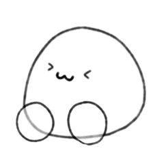 [LINEスタンプ] 色が変わる餅