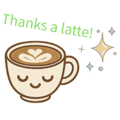[LINEスタンプ] ラテの気分、まるっとお届け♪