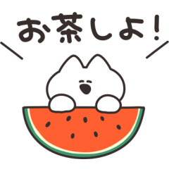 [LINEスタンプ] 夏を過ごすねこ リメイク版