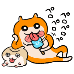 [LINEスタンプ] 夏だ！クソハム＆コビハムちゃん