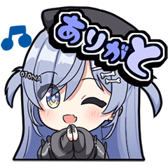 [LINEスタンプ] 【ぶいすぽっ！】夜乃くろむのスタンプ