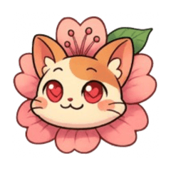 [LINEスタンプ] 桜にゃん④表情