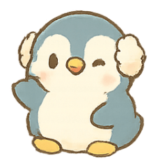 [LINEスタンプ] 雪ココアペンギン冬カフェ