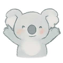 [LINEスタンプ] ふわふわコアラ癒しパック
