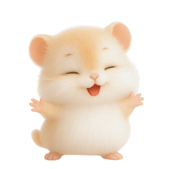 [LINEスタンプ] ぽっちゃり小さなハムスター (NT)