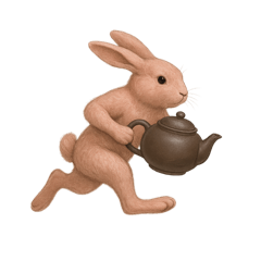 [LINEスタンプ] シュールな真顔うさぎ