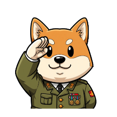 [LINEスタンプ] 【敬礼犬 5】