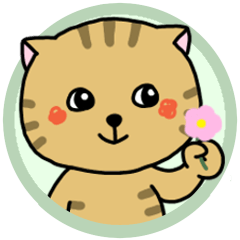[LINEスタンプ] いろんな色の可愛い猫ちゃん【修正版】