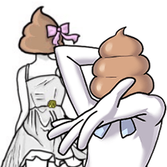 [LINEスタンプ] 双子うんこブラザーズ2