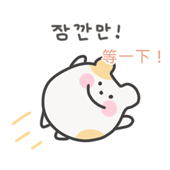 [LINEスタンプ] 韓国語×台湾語 ゆるはむ日常 