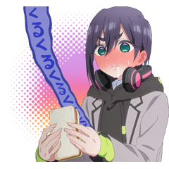 [LINEスタンプ] TVアニメ「100カノ」第2弾