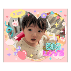 [LINEスタンプ] 動く！全力はるちゃんまん 
